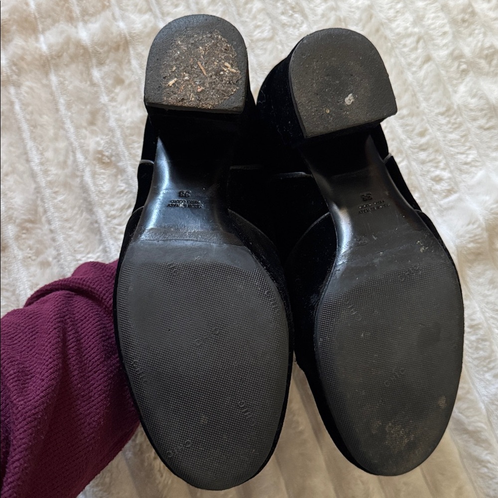 Laurence Dacade Belen Velvet Western Ankle Booties Size 38 - Picture 7 of 11
